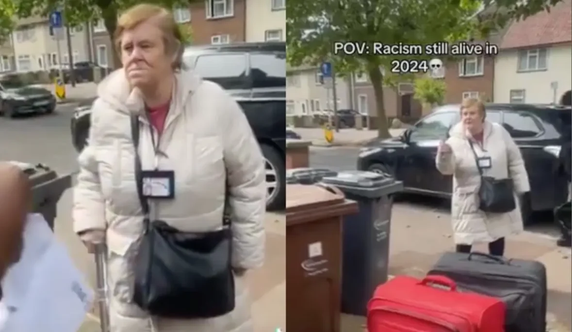‘We Live Here!’: Elderly White Woman Attacks Black Man with Cane After Confronting Couple About Loading Luggage Into Car on Their Property