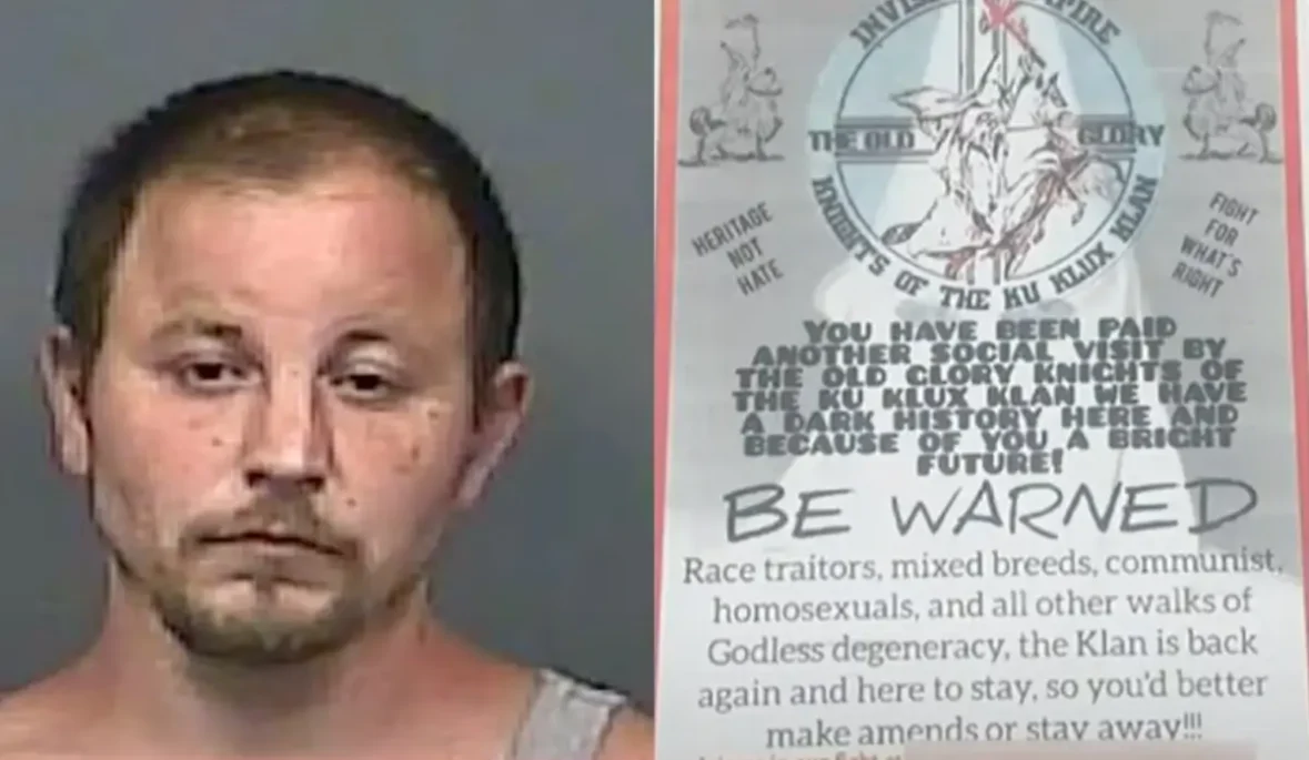 ‘The Klan Is Back Again and Here to Stay’: Ku Klux Klan Leader Will Serve Prison Time for Posting Racist Flyers on Black Churches In Tennessee