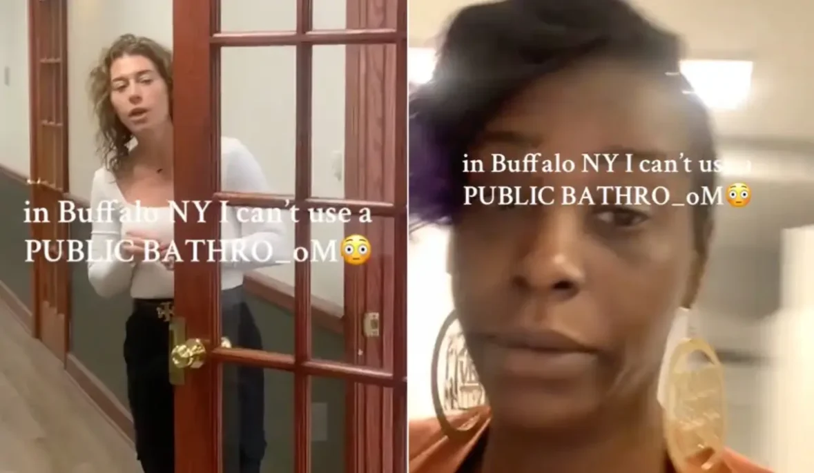 ‘I Work Here. You Sound Stupid’: White Woman Calls Security on Black Woman for Using Public Bathroom Where They Work, Video Shows