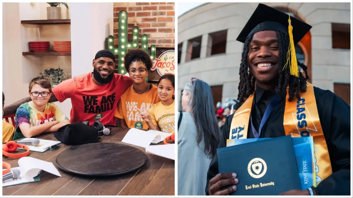 LeBron James Salutes His First I Promise Program Alum’s Early College Graduation as His Charter School Continues to Struggle with Kids’ Lack of Proficiency on State Testing