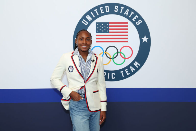 Coco Gauff Makes History As She Joins LeBron James As Team USA Flag Bearer