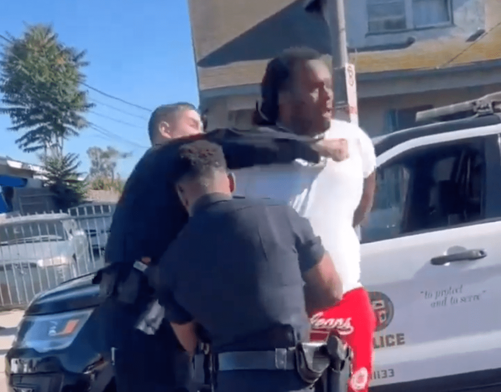 Video Shows LAPD Cop Sucker Punch Handcuffed Black Man Who Didn’t Resist