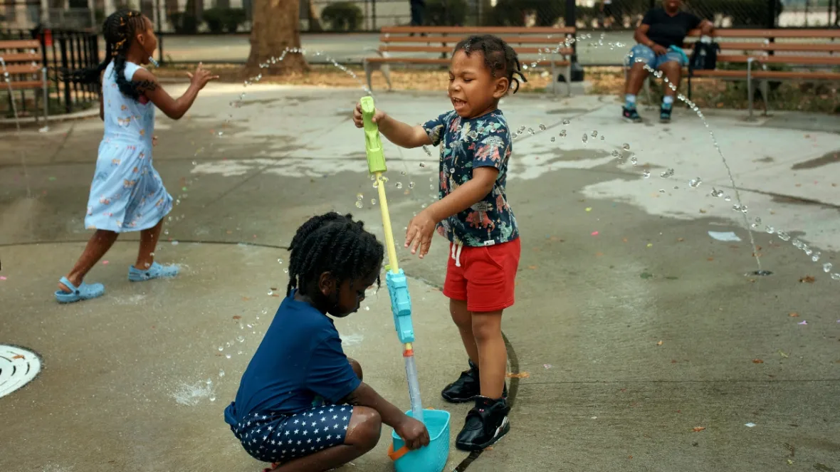 Scorched by history: Discriminatory past shapes heat waves in minority and low-income neighborhoods