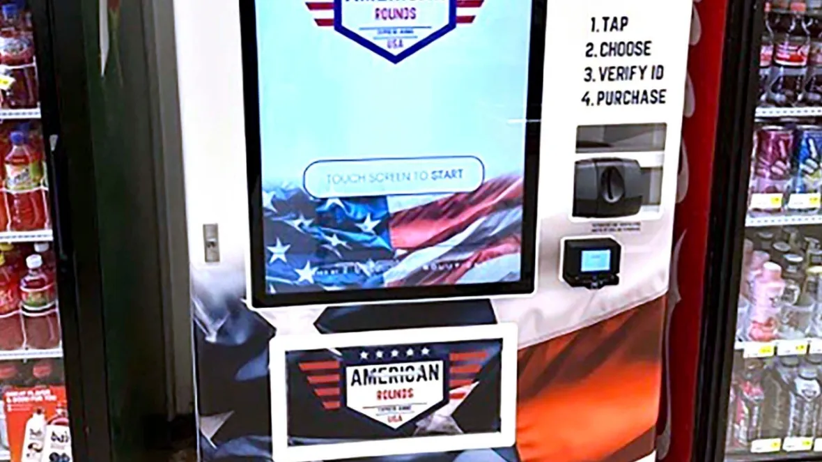 Milk, eggs and now bullets for sale in handful of US grocery stores with ammo vending machines