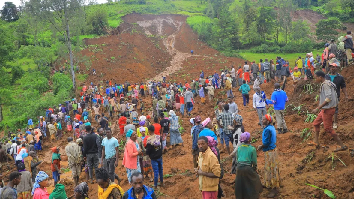 Mudslides in Ethiopia have killed at least 229. It’s not clear how many people are still missing