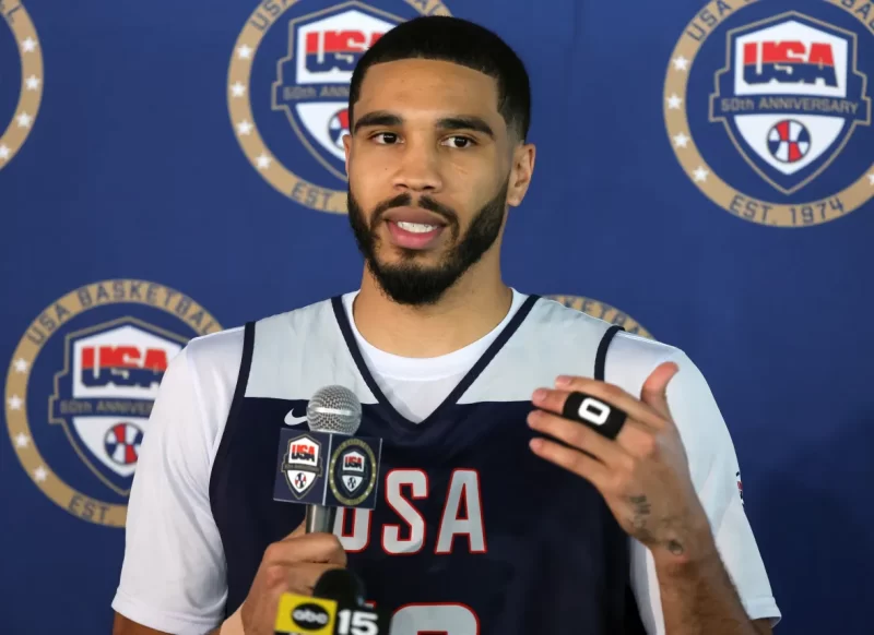 Jayson Tatum will wear Kobe Bryant’s No. 10 jersey at Olympics