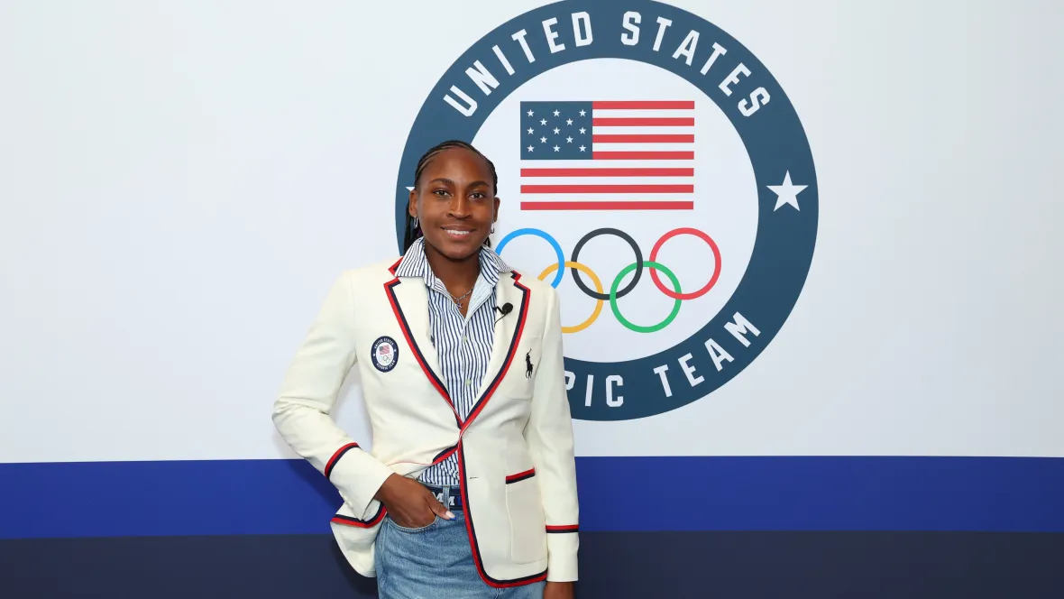 Coco Gauff will be Team USA’s female flag bearer at the 2024 Olympic Games