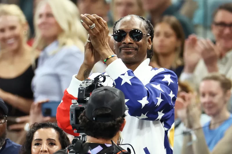 Snoop Dogg shows his support for Simone Biles, Coco Gauff with custom T-shirts