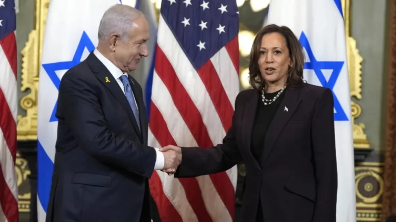 Harris after ‘frank’ meeting with Netanyahu: ‘We cannot look away’