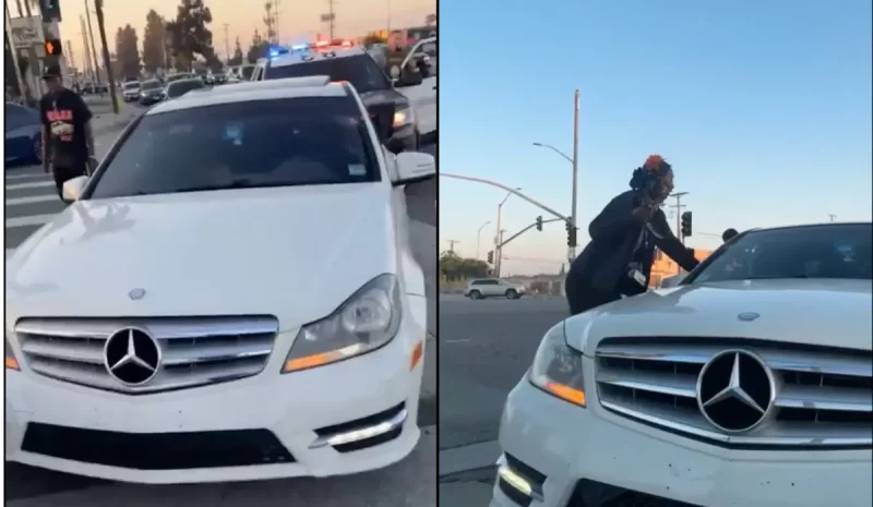 ‘She’s Still Breathing!’ Bystander Breaks Window with a Shoe to Get to Injured Black Woman as L.A. Deputy Who Saw Her Get Shot Refuses to Provide Aid, Video Shows