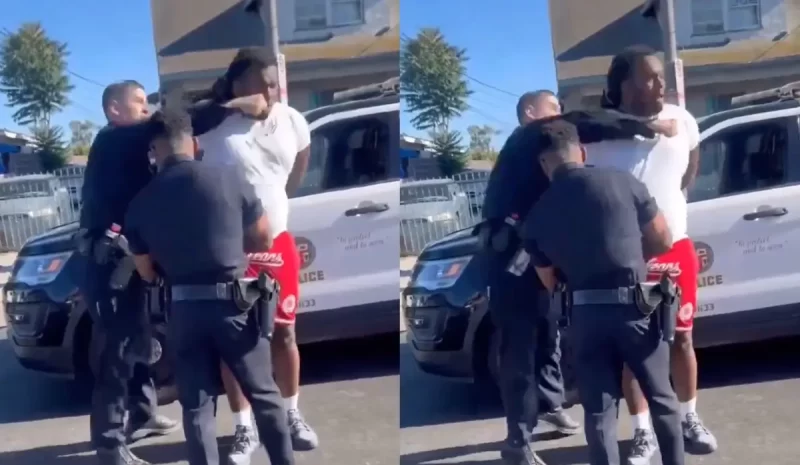 ‘Coldcocked for No Reason’: Investigation Underway After White LAPD Officer Sucker Punches Handcuffed Black Man In Viral Video