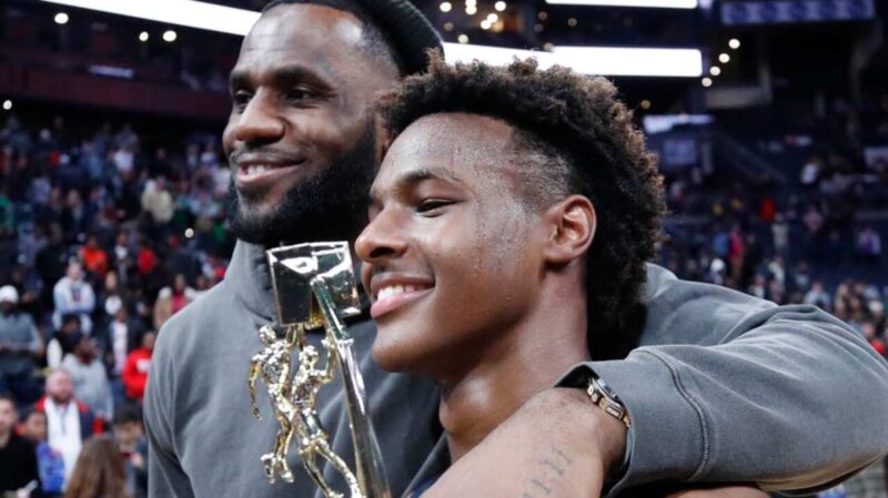 Is LeBron James being a bad parent by letting Bronny go to the NBA?