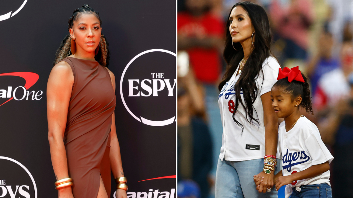 Vanessa and Kobe Bryant’s 7-year-old daughter trains with former WNBA star Candace Parker