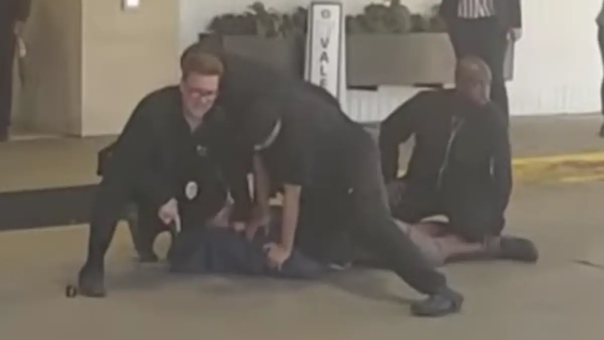 ‘Treated Him Like … He Was an Animal’: Video Shows Black Man Plead for Help While Being Forcefully Restrained By Four Security Guards Outside Milwaukee Hotel