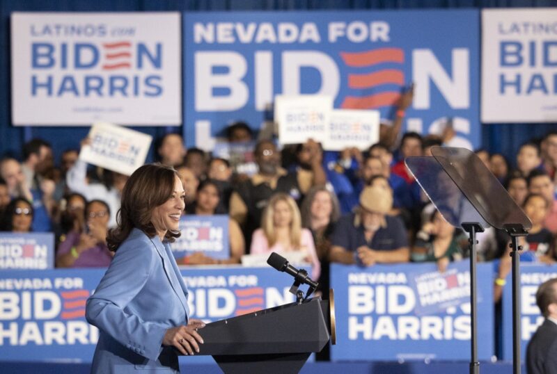 Harris tries to hold the line for Biden as some Democrats panic over election