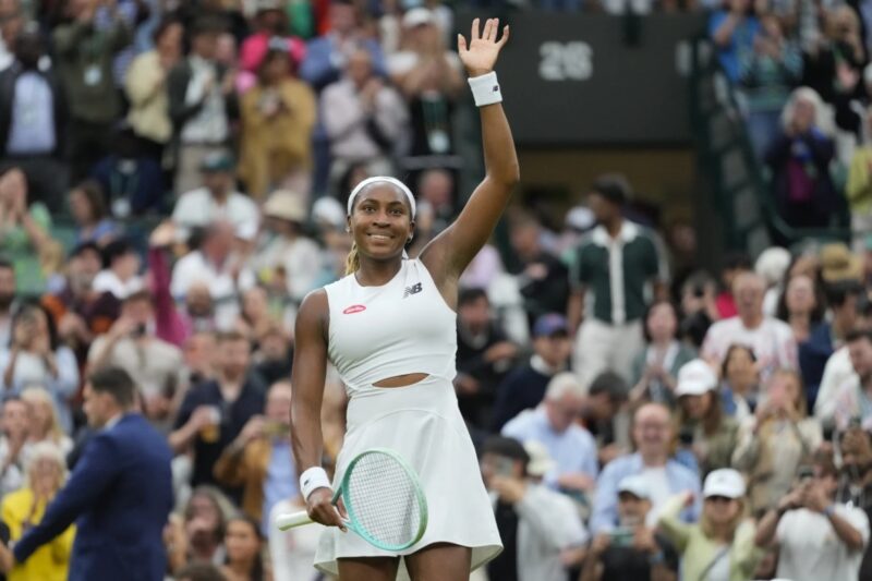 Coco Gauff strives to reach her first Wimbledon quarterfinal, but is aiming higher than that