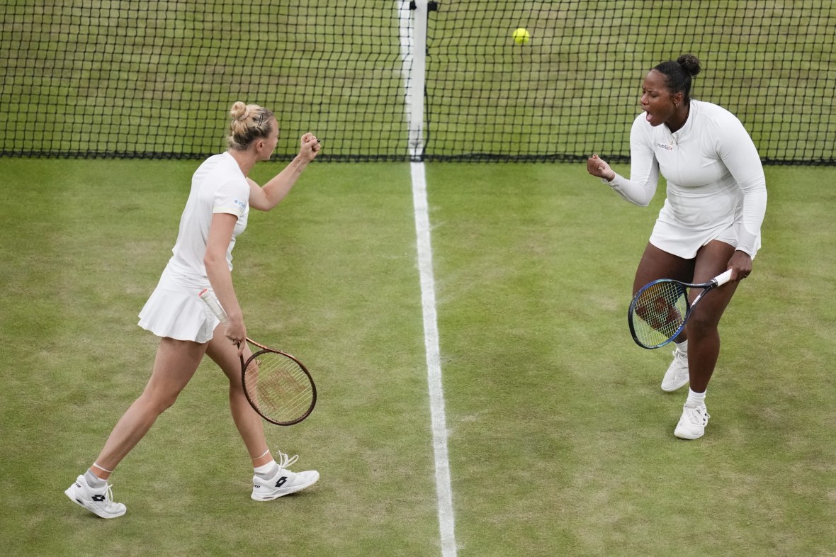 Taylor Townsend and Katerina Siniakova win women’s doubles title at Wimbledon