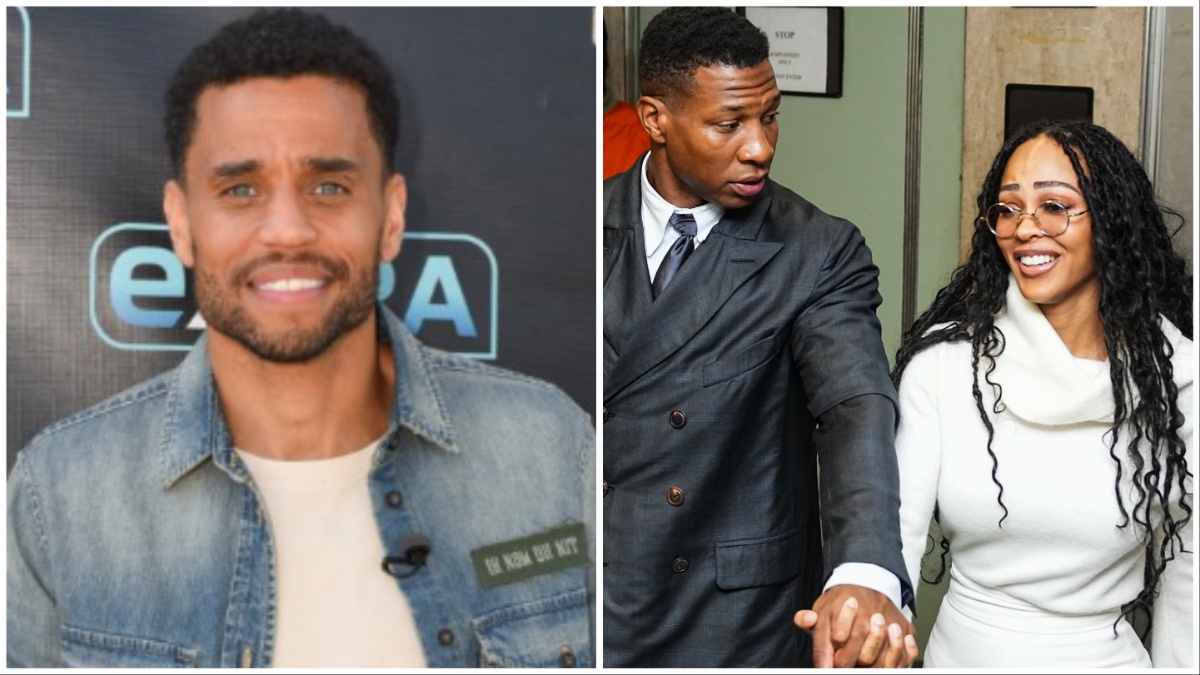 Fans Call Out ‘Disrespect’ as Michael Ealy’s ‘Menacing’ Embrace of Meagan Good Appears to Have Boyfriend Jonathan Majors Fuming