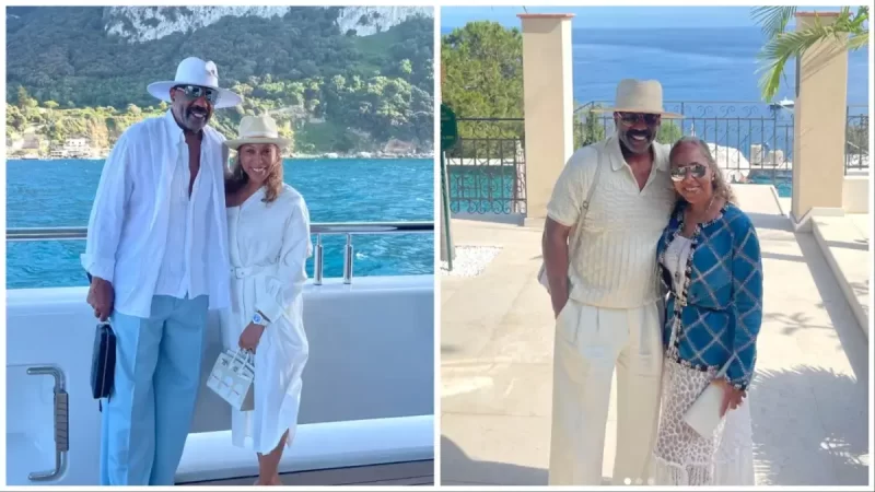 ‘Fake Life After All The Scandal’: Fans Speculate Steve Harvey and Wife Marjorie Have ‘Worked Things Out’ as She Resurfaces In Anniversary Posts Despite Accusations Of Infidelity