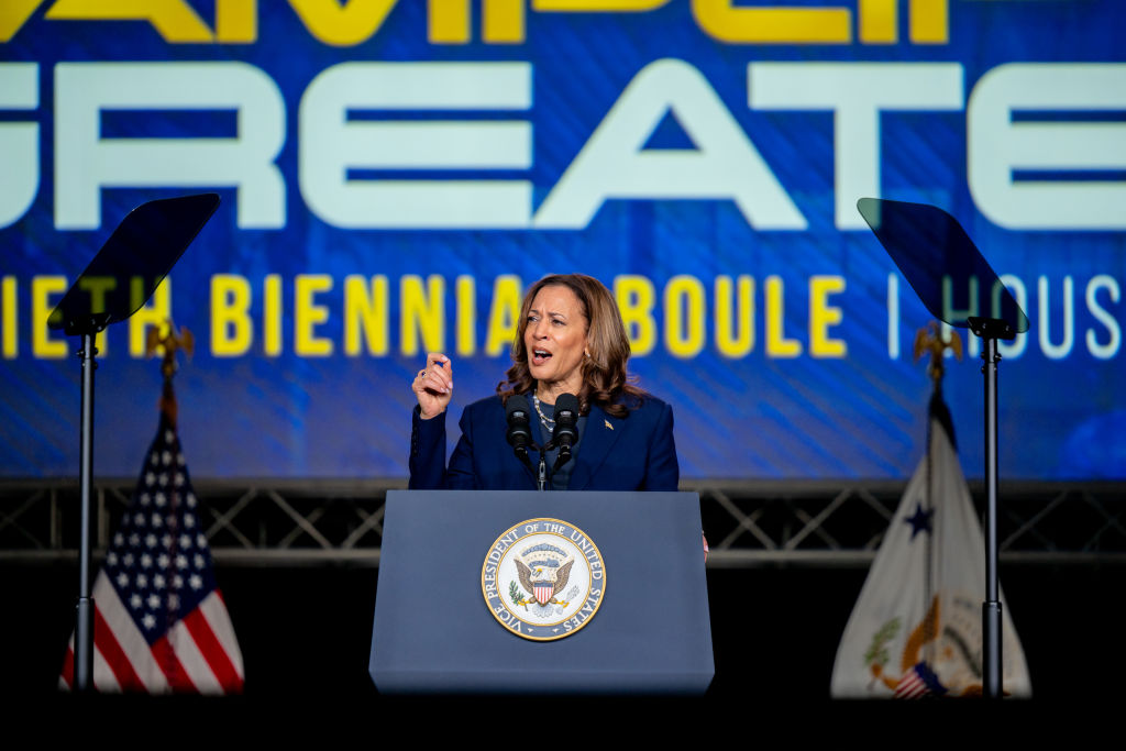 ‘Our Nation Is Counting On You’: Kamala Harris Rallies Black Women Voters At Sigma Gamma Rho Convention