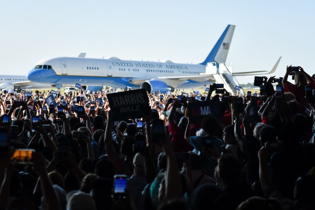 Desperate Donald Trump Falsely Claims Kamala Harris Used A.I. To Make Her Michigan Crowd Appear Larger