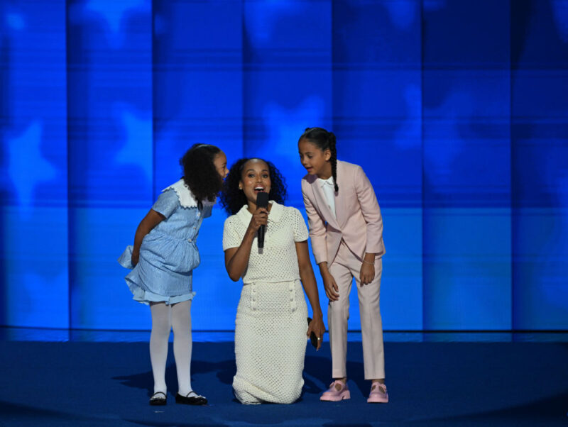 ‘Say Her Name’: At DNC, Kerry Washington, VP Harris’ Grandnieces Teach America How To Properly Pronounce ‘Kamala’