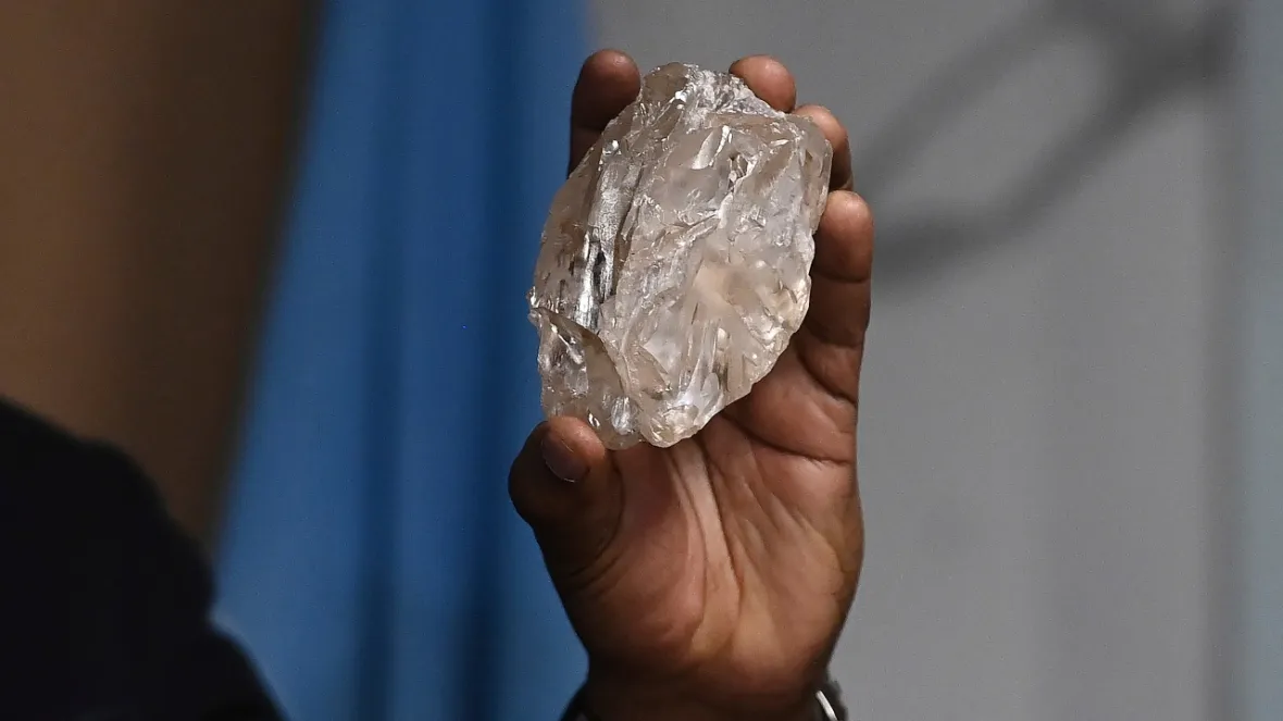 The biggest diamond in over a century is found in Botswana — a whopping 2,492 carats