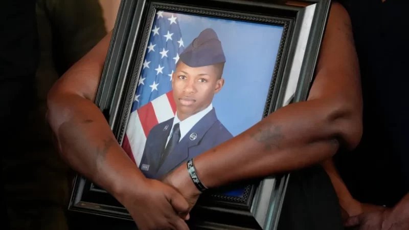 Authorities arrest ex-sheriff’s deputy who fatally shot a Black airman at his home