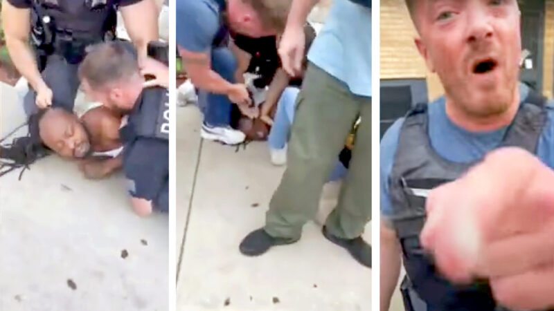 ‘I’m Gonna… Shoot You!’: Video of Chicago Cop Sticking Gun to Black Man’s Face While His Head Is Pinned to Ground By Other Officers Sparks Outrage, Calls for Officer’s Firing