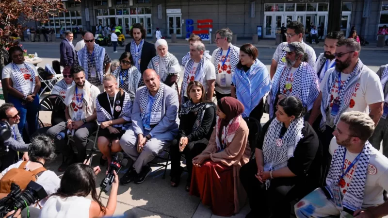 ‘The answer is no’: Pro-Palestinian delegates say their request for a speaker at DNC was shut down