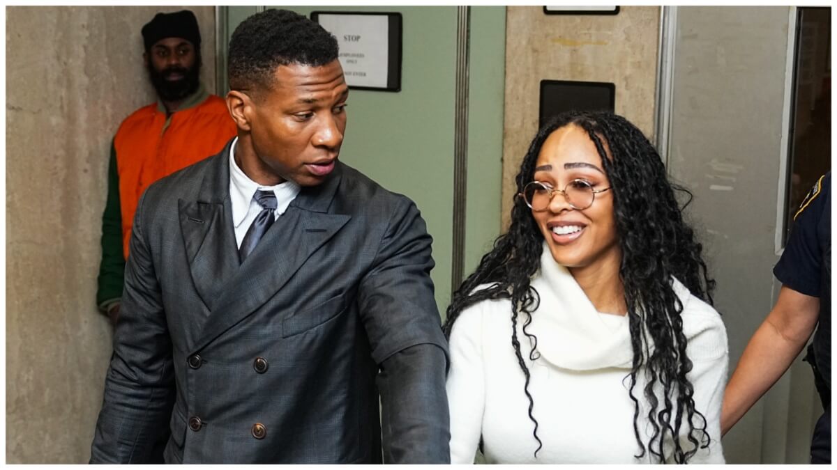 ‘OMG This Isn’t a Skit?’: Jonathan Majors Overwhelmed with Tears While Professing His Love to Meagan Good In a Dramatic Moment That Has Fans Cringing