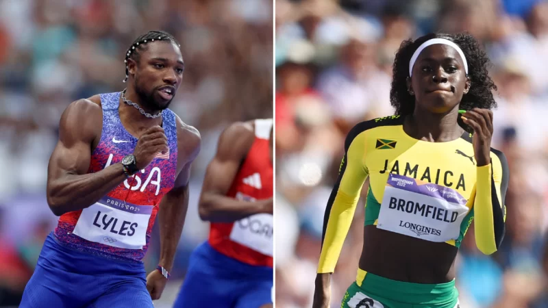 Olympians Noah Lyles and girlfriend Junelle Bromfield reveal how they support each other on and off the track