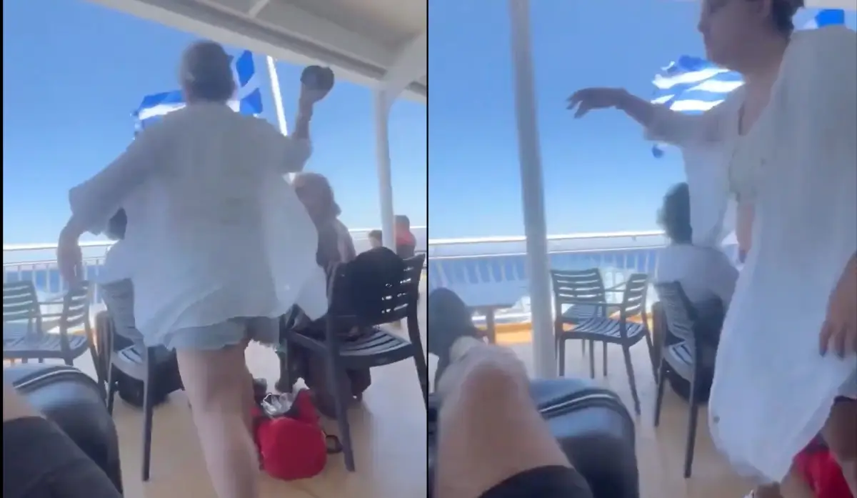 ‘Not Cool to Blast Music’: Video of Woman Throwing Couple’s Portable Speaker Off Cruise Ship Into Water Draws Debate About Public Courtesy