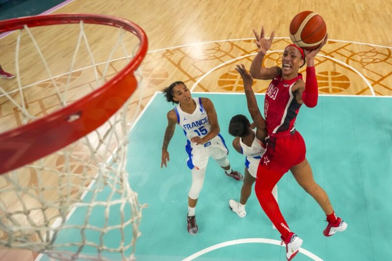 A’ja Wilson, US women hold off France to win eighth straight Olympic basketball gold medal