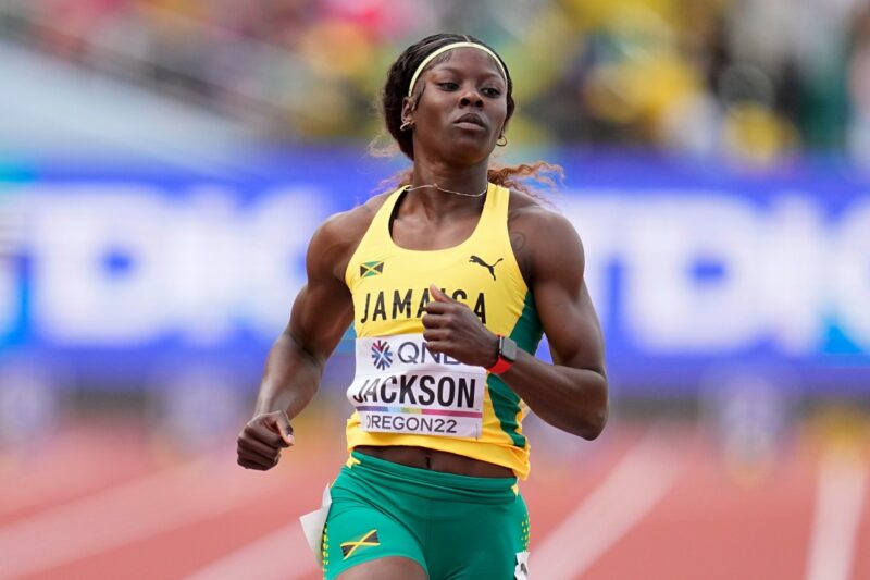 Jamaica’s Shericka Jackson, a favorite in Olympic 100 meters, will focus on the 200 instead