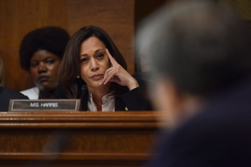 Clips Of Kamala Harris Destroying William Barr And Brett Kavanaugh Should Make Trump Nervous About Debate