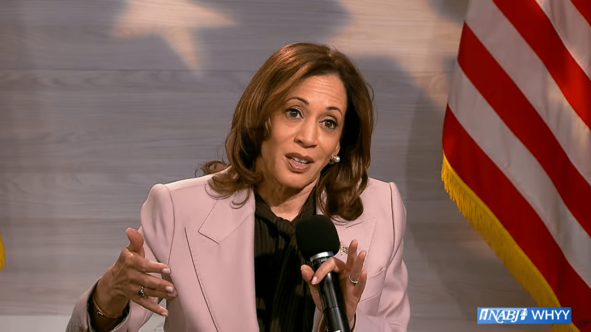 Kamala Harris insists she must earn Black men’s vote and doesn’t ‘assume’ she has it during NABJ-WHYY panel