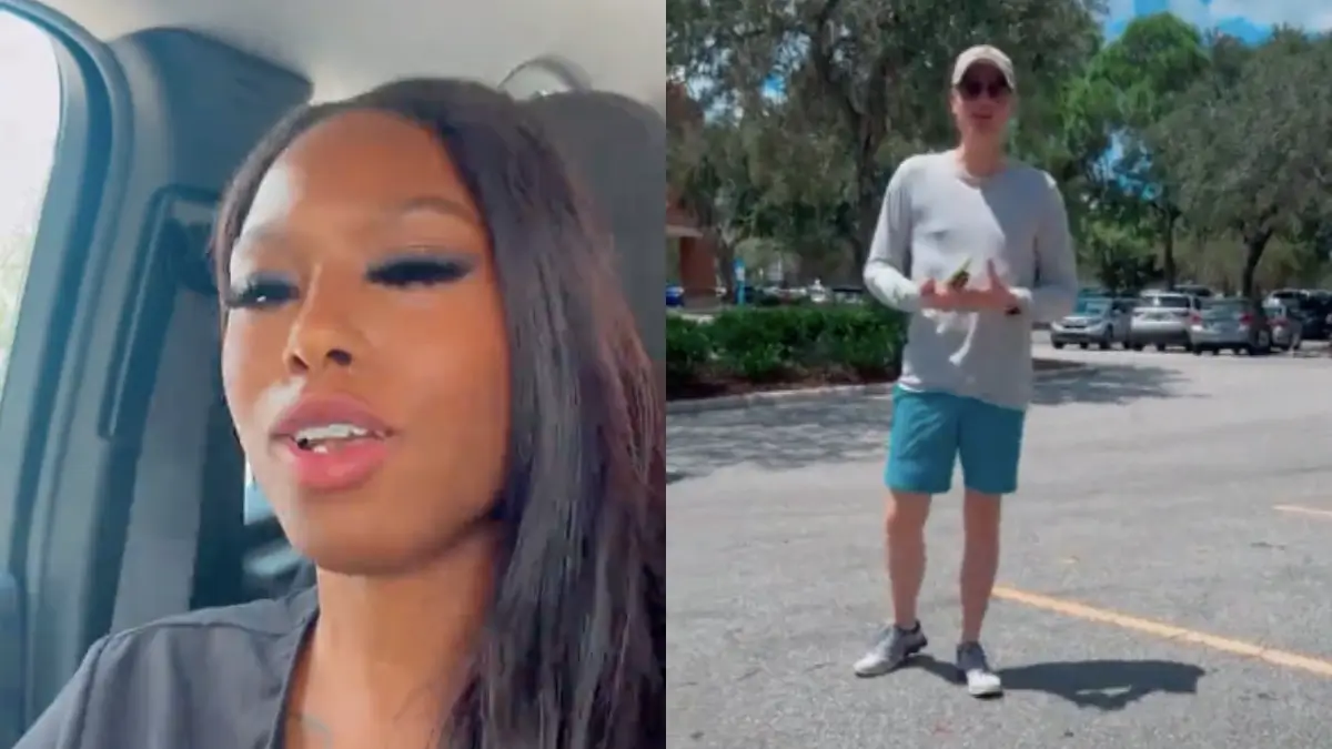 ‘Take That Up with Somebody Else’: Black Woman Stands Her Ground Against Male ‘Karen’ Who Demands to Ship Here In Line for Electric Car Charger Station, Viral Video Shows