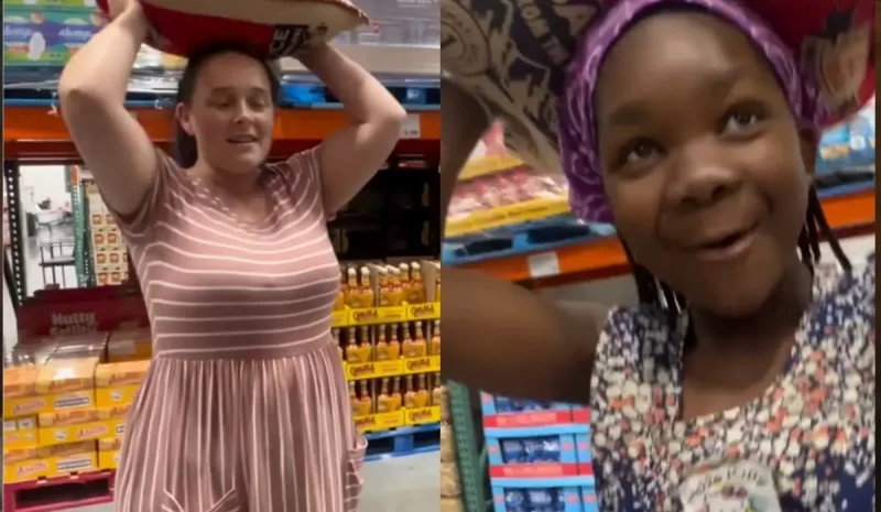 ‘It’s in Your Blood’: White Adoptive Mother Sparks Outrage By Directing Black Child to Carry Bag of Rice on Her Head ‘Like an African,’ In Video Post