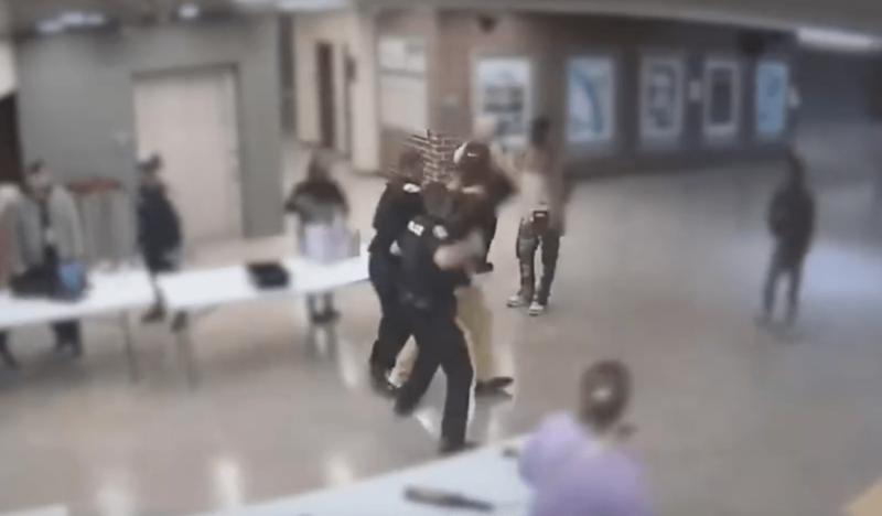 Akron School Cop Under Investigation After Video Shows He Punched Black Student In Head