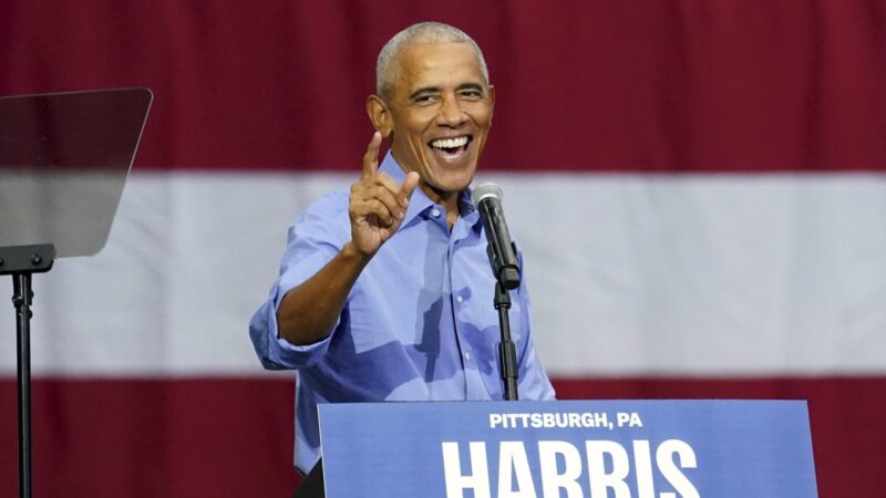 Obama urges Black men to show up for Harris as he campaigns in critical Pennsylvania