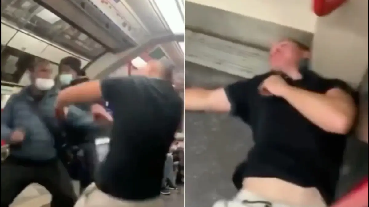 ‘He Had It Coming’: White Man Learns the Hard Way After Racist Outburst Targeting Black Riders on Subway, Resurfaced Video Shows