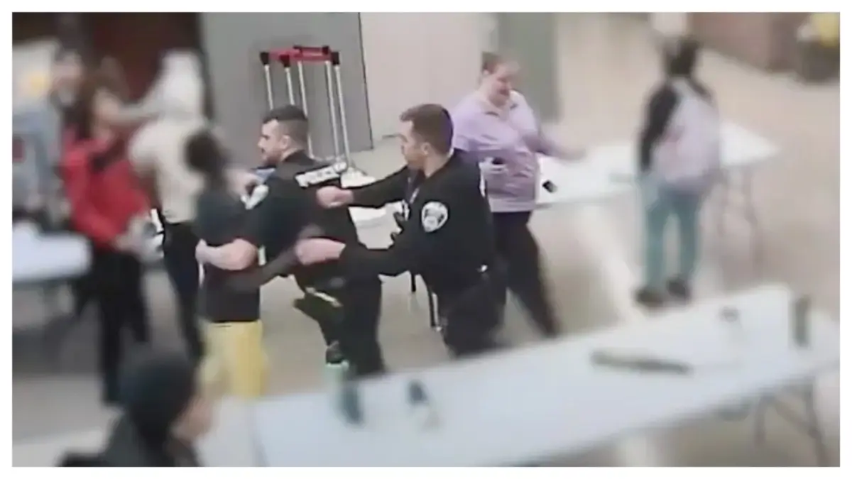 ‘Upsetting’: Ohio Officer Caught on Video Punching a 16-Year-Old Three Times As He Protests Being Sent Back Through the School’s Metal Detector Multiple Times