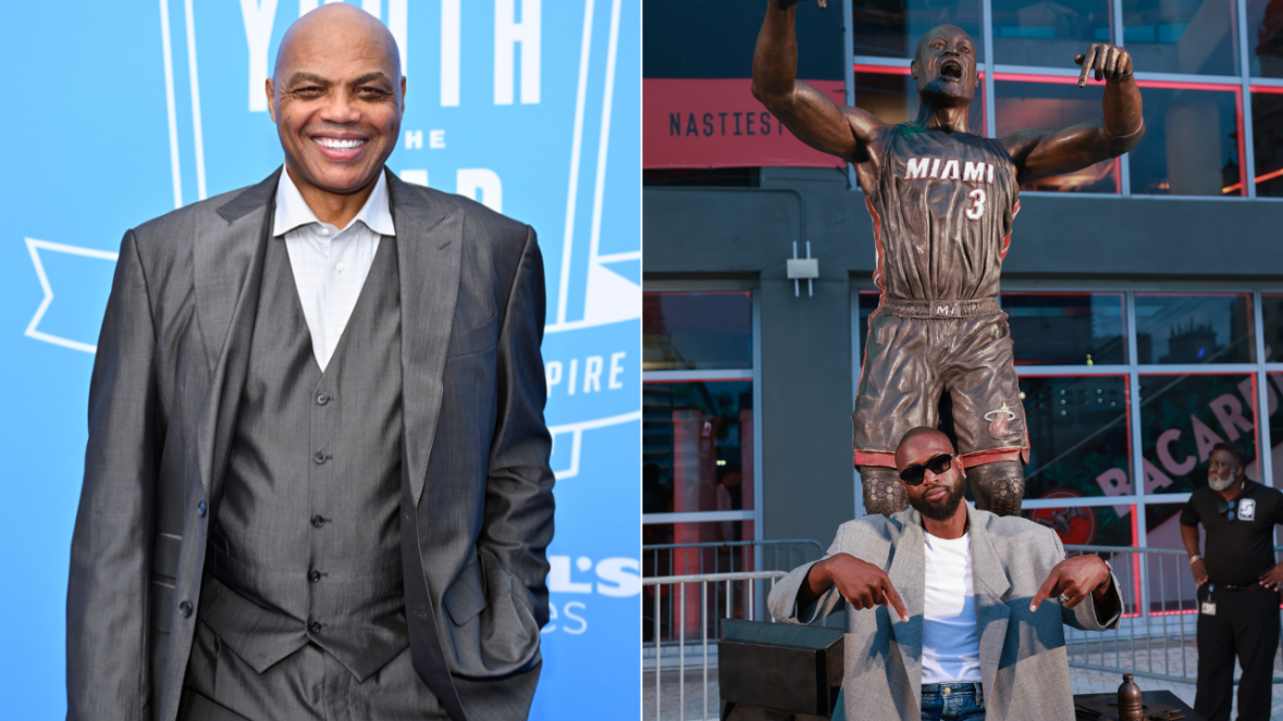 ‘They gotta take that thing down’ Charles Barkley says of Dwyane Wade’s new statue 