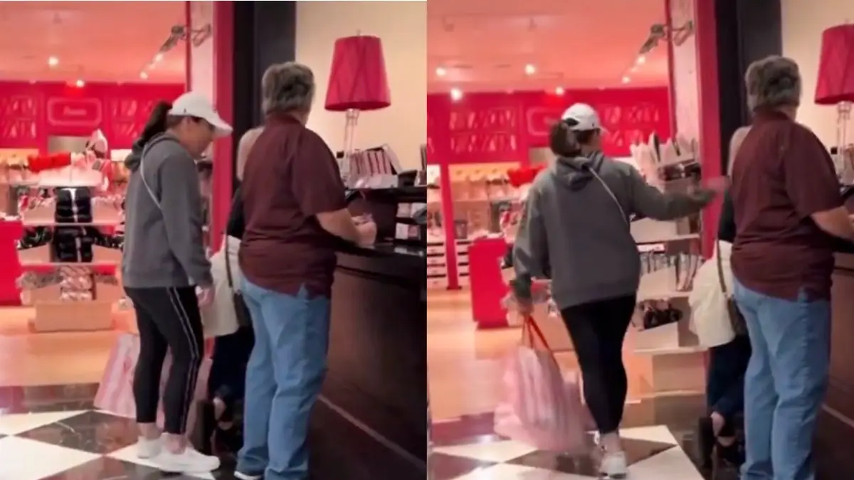 ‘You’re F—ing with the Wrong Woman!’: Victoria’s Secret ‘Karen’ Looking to Square Up, Learns the Hard Way After Hitting Older Shopper In Store, Video Shows