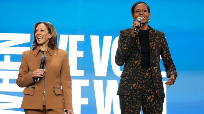 ‘Take our lives seriously,’ Michelle Obama pleads as she rallies for Kamala Harris in Michigan