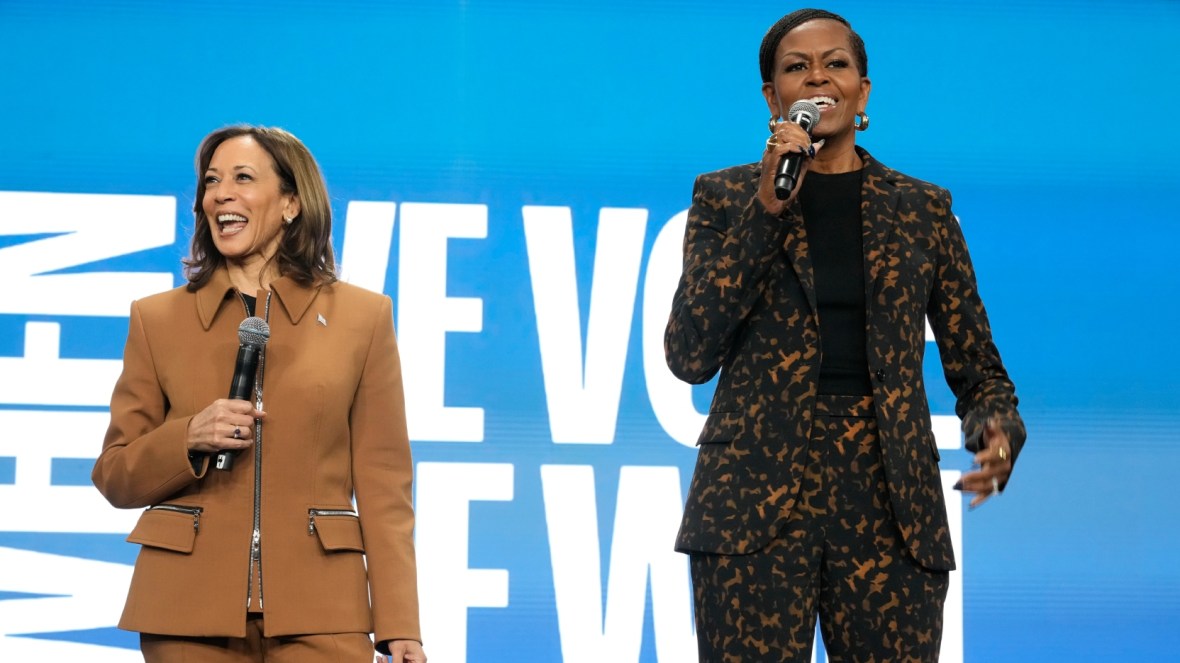 ‘Take our lives seriously,’ Michelle Obama pleads as she rallies for Kamala Harris in Michigan