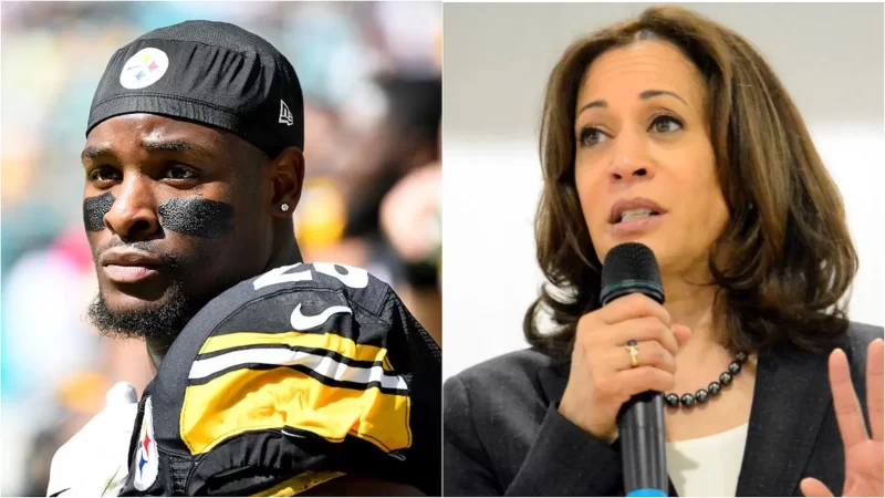 “What a F—ing Pathetic Loser’: Former NFL Star Le’Veon Bell Under Fire for Calling Kamala Harris a ‘Tramp’ In Shocking Attack Amid Donald Trump Endorsement