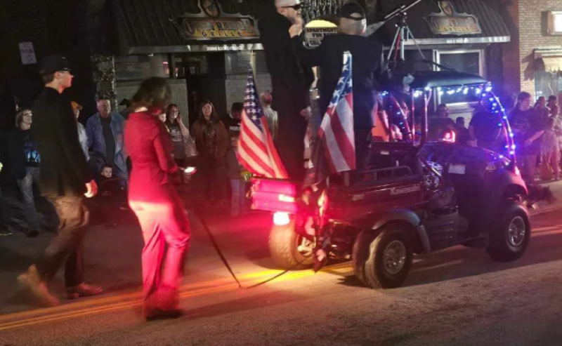 Viral Video Shows Trump Supporters Depicting Kamala Harris In Chains At Pennsylvania Halloween Parade