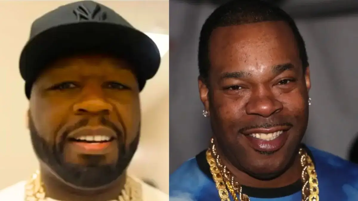 ‘I’m Petty Too’: Busta Rhymes Drops Photo of 50 Cent’s Jheri Curl Following Savage Roast of His Painted Hairline